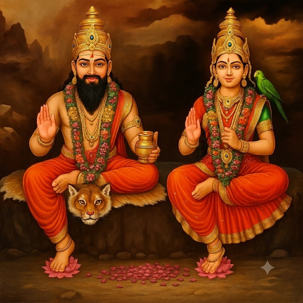 Agastya and Lopamudra Devi